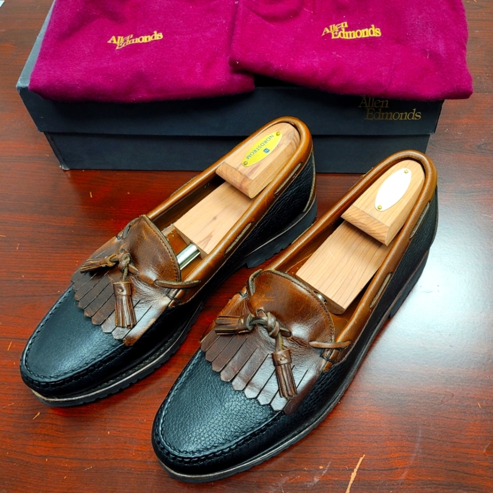 Allen Edmonds Nashua Kiltie Tassel Loafers sz 11 D